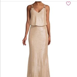 Champagne long dress